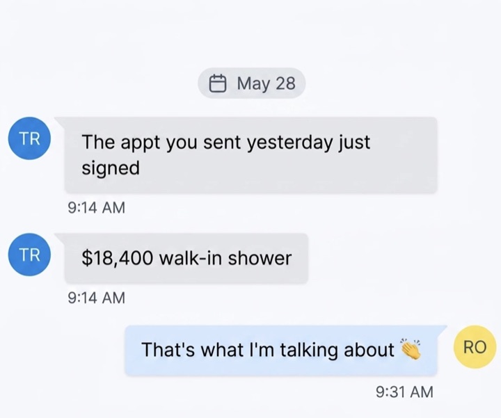 Operator text — full calendar of estimates